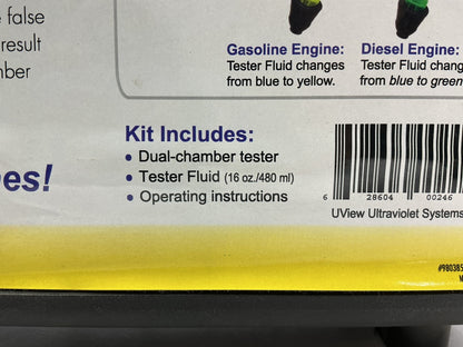 UView 560000 Combustion Leak Detector Tester Dual-Chamber Color-Changing Kit