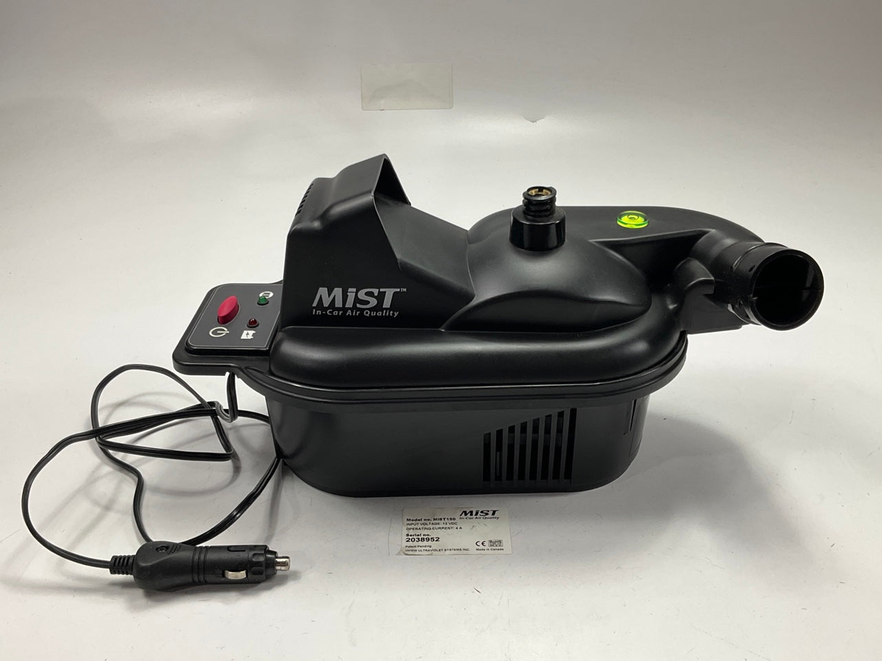 Uview 590150 In Car A/C Ventilation Cleaning MiST Ultraviolet System Cleaner