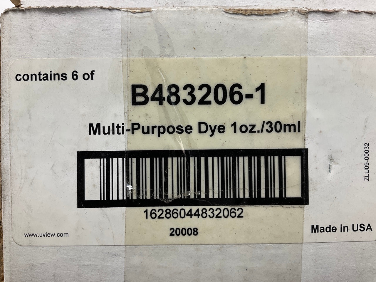 Uview B483206 Multi Purpose Leak Detection Dye [6 X 1 Oz Bottles]