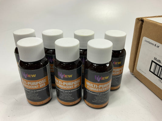 (7) X 1oz - UVIEW B483206 Multi-Purpose Leak Detection Dye Bottles
