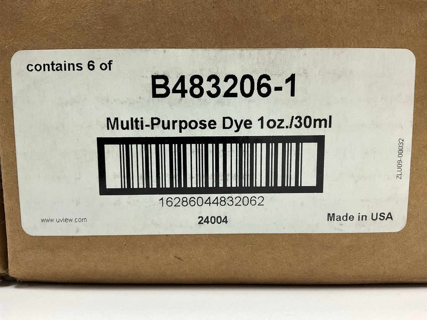 (7) X 1oz - UVIEW B483206 Multi-Purpose Leak Detection Dye Bottles