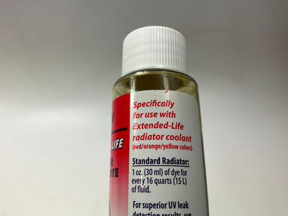 (5) Uview B483806 Extended-Life Radiator Coolant Dye Bottles, 1 Oz Each