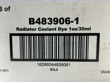(6) 1oz Bottles - UView B483906 Radiator Coolant Leak Detection Dye