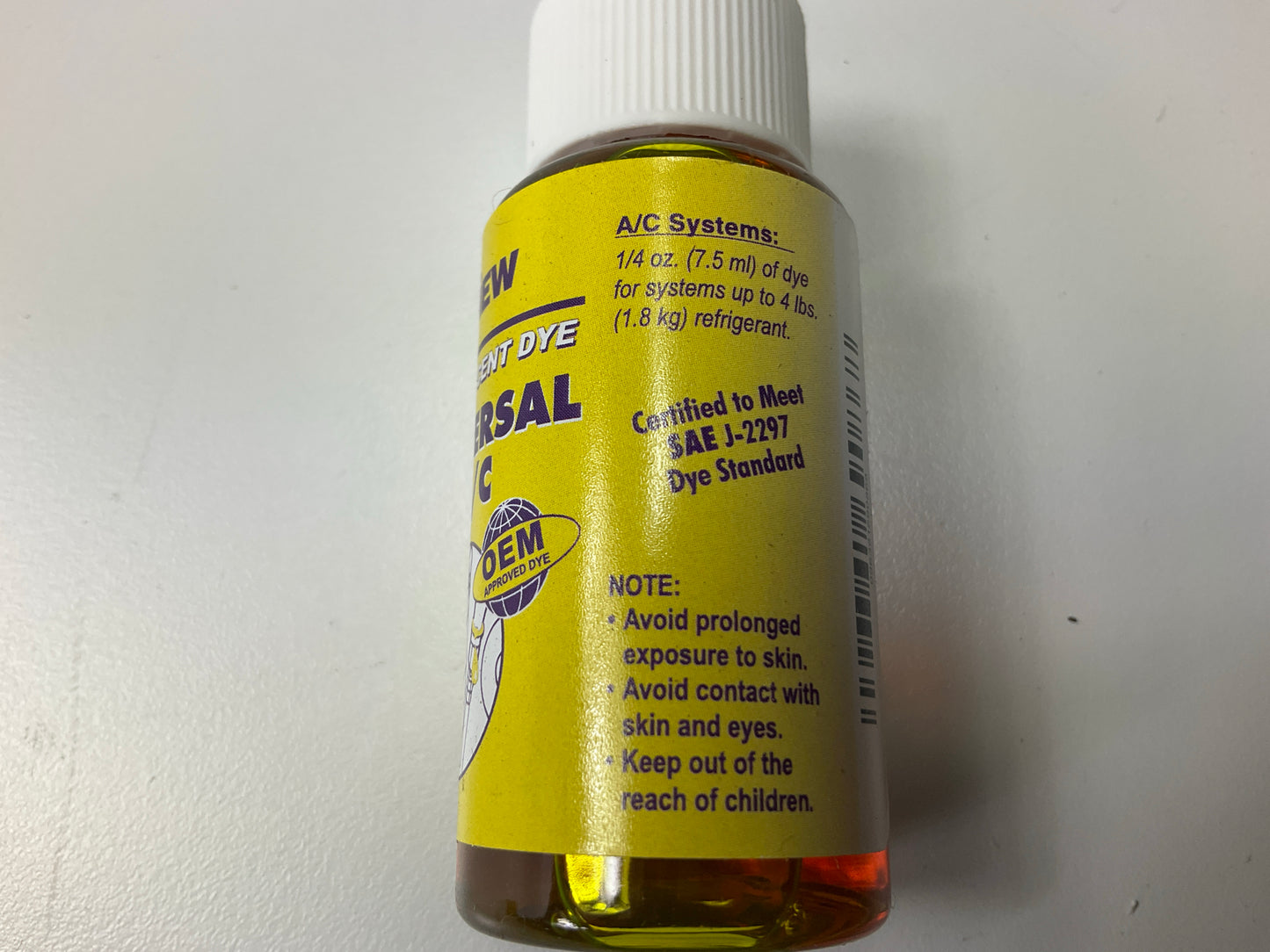 (6) Uview B499024 A/C Leak Detection Dye Bottles - 1 Oz Each