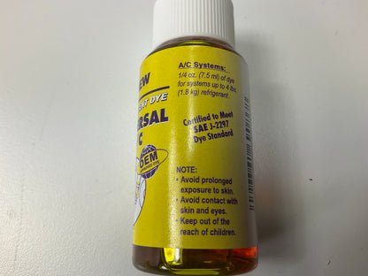 (6) Uview B499024 A/C Leak Detection Dye Bottles - 1 Oz Each