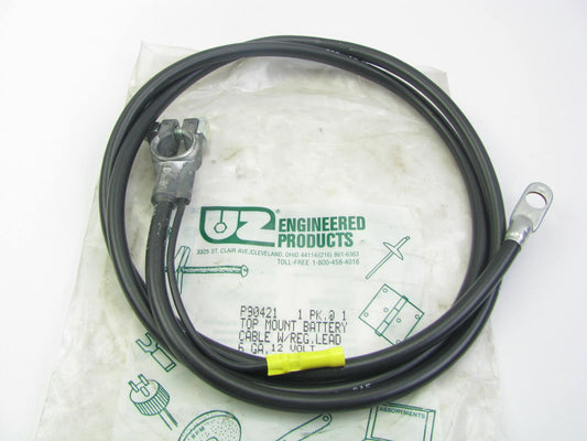 Uz Engineered Products P90421 Top Mounted Battery Cable - 6 Gauge, 68'' Long