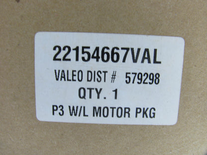 Valeo 22154667 Power Window Motor