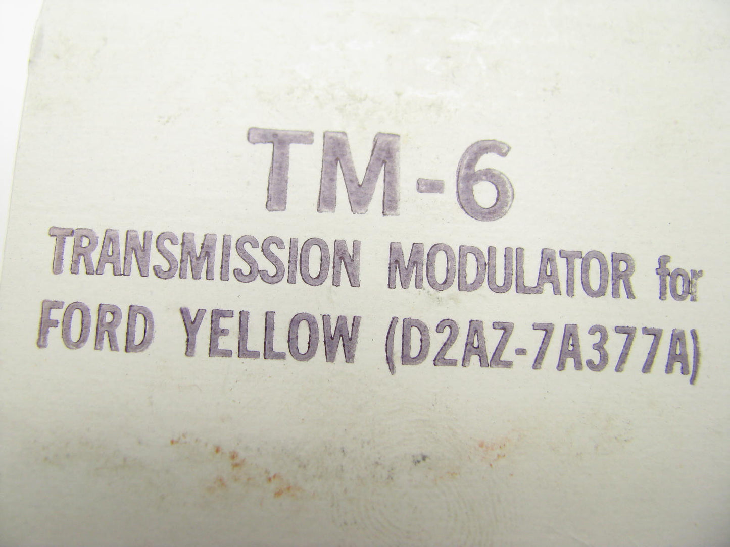 Valley Forge TM-6 Auto Trans Modulator Valve For C4 / C5 Ford Auto Trans