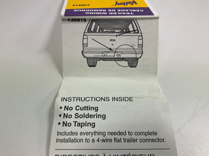 Valley Industries 30915 Towing & Hauling T-connector Wiring Kit