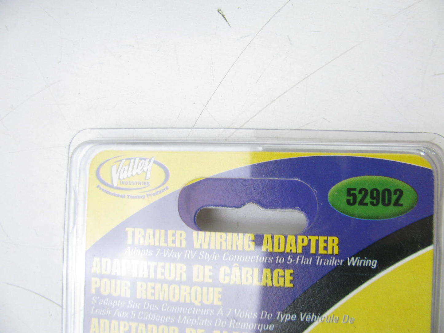 Valley 52902 7-way RV To 5-way Flat Towing Harness Adapter Connector Plug