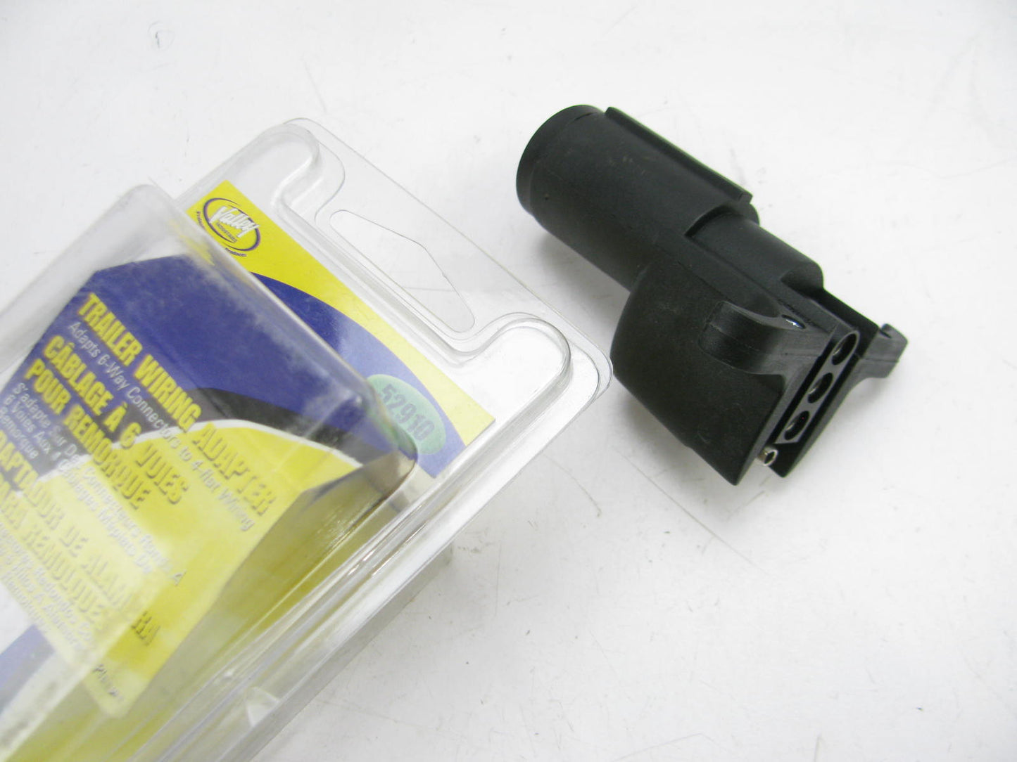 Valley Industries 52910 6-Way Round To 4-Way Flat Trailer Wiring Adapter