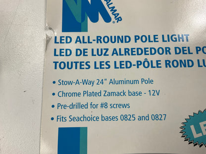 Valmar 23952 Marine Boat LED All Round LED 12V Pole Light 24''