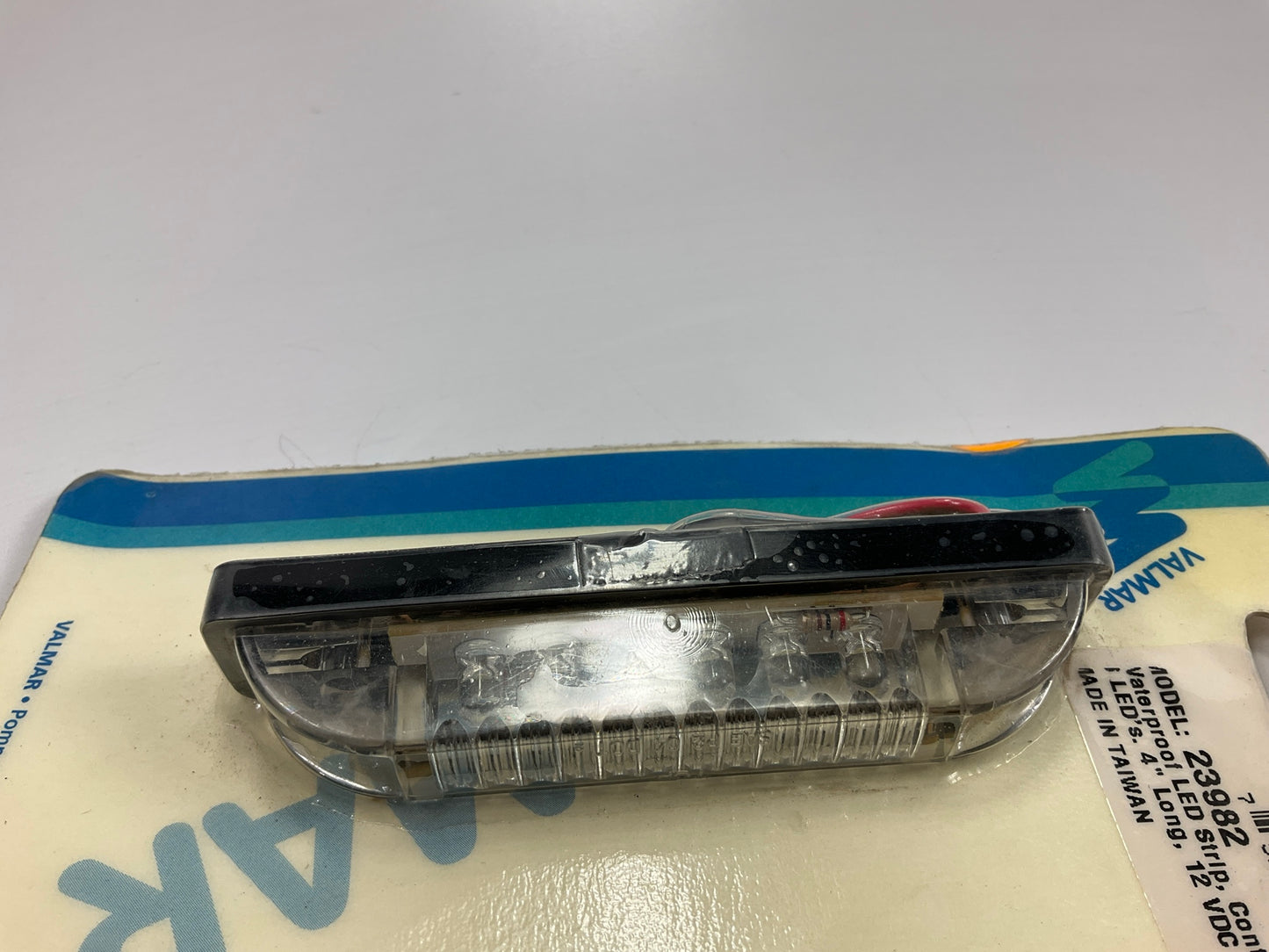 Valmar 23982 Marine LED Light 4'' Clear, Waterproof