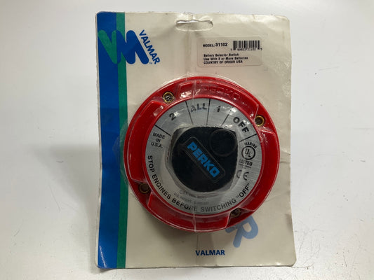 Valmar 31102 Boat Marine Battery Selector Switch, Heavy Duty, Made In USA