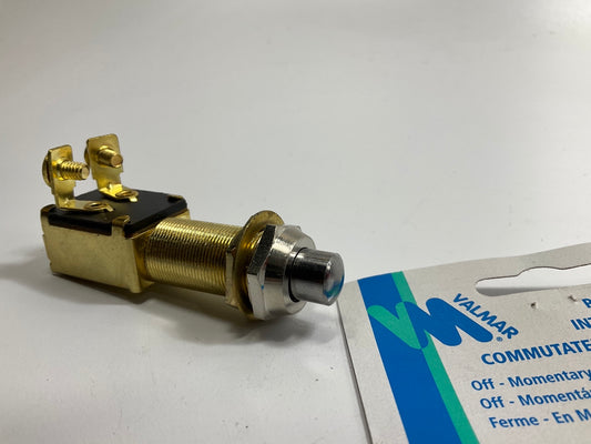 Valmar 31192 Heavy Duty Brass Push Button Switch For Tractor, Machinery