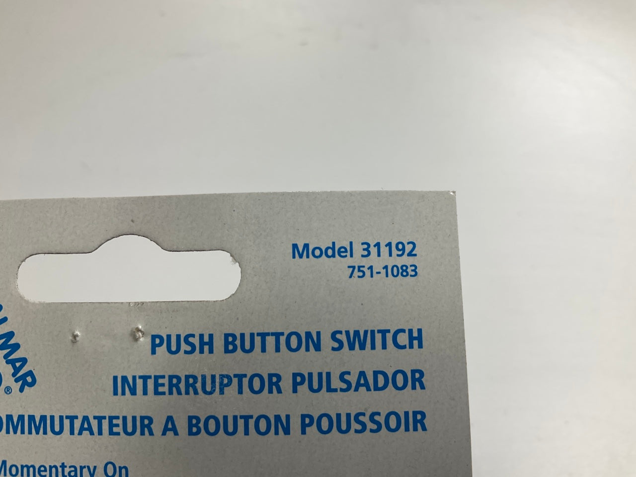 Valmar 31192 Heavy Duty Brass Push Button Switch For Tractor, Machinery
