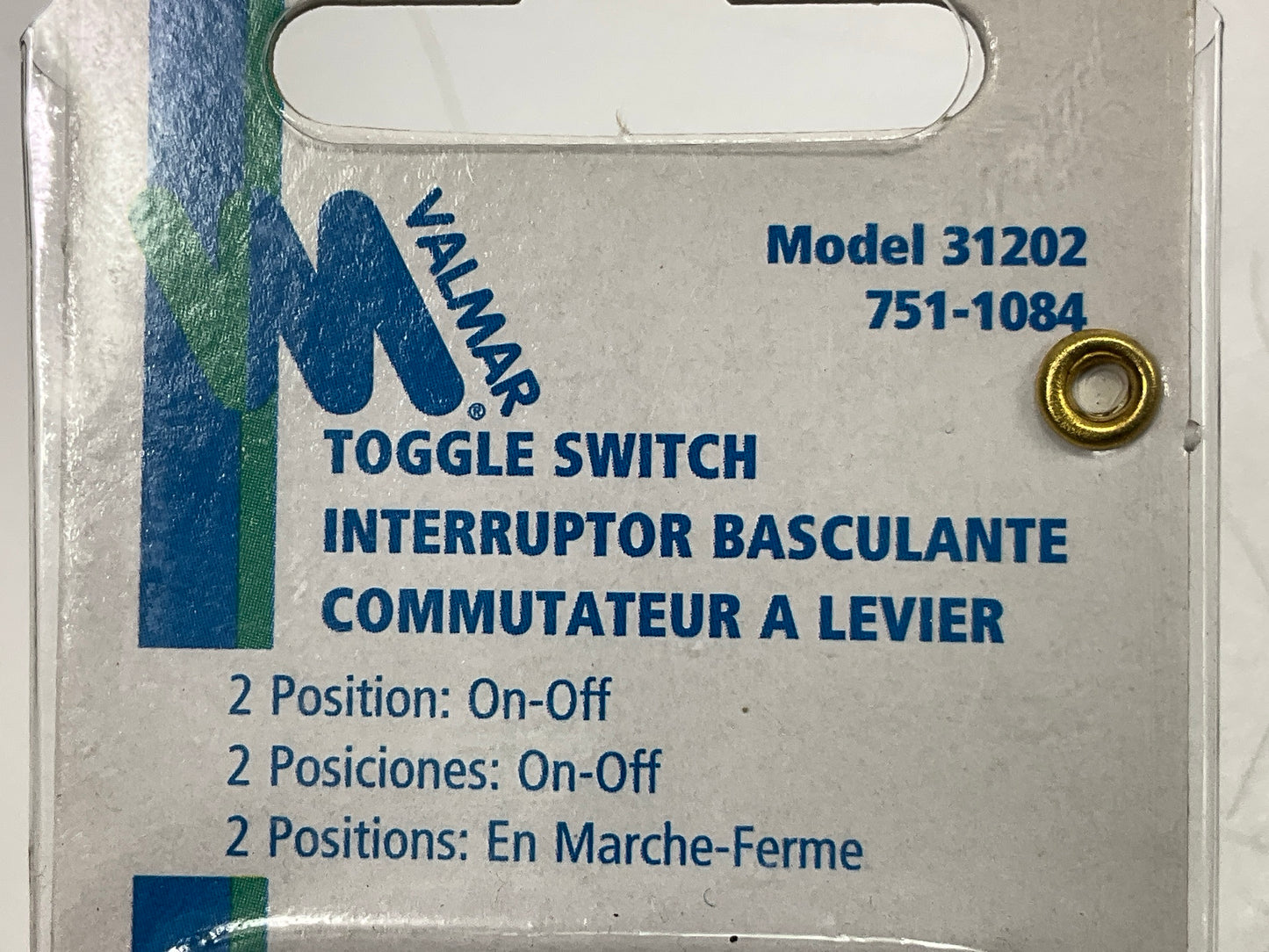 (10) Valmar 31202 Boat / Marine On-Off Toggle Switch (15/32'' Mounting Hole)