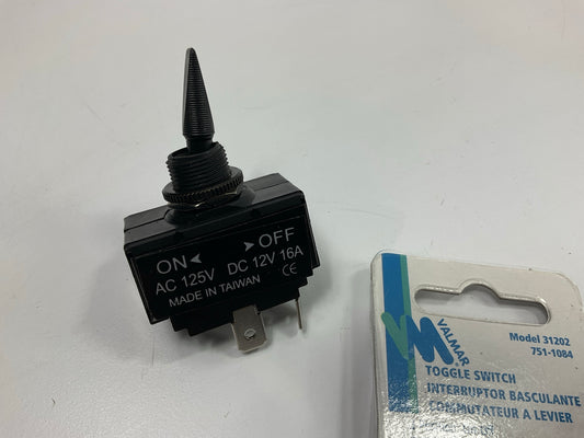 Valmar 31202 Boat / Marine On-Off Toggle Switch (15/32'' Mounting Hole)