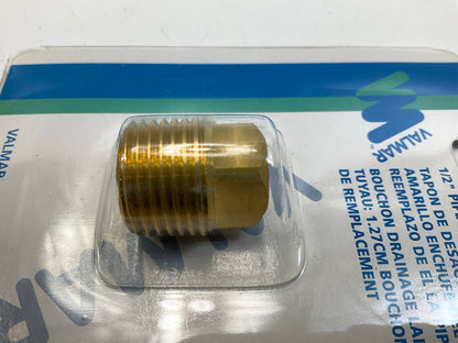(12) PACK - Valmar 32282 Brass Garboard 1/2'' Inch NPT Drain Plug