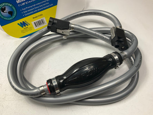 Valmar Boat Fuel Line 3/8'' 7ft Boat Motor Fuel Gas Hose Fuel Line With Ball Pump