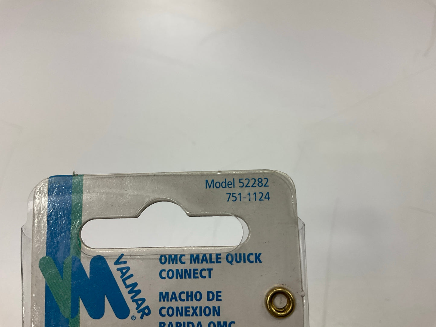 Valmar 52282 Solid Brass Marine 1/4'' NPT OMC Male Quick Fuel Connector Fitting
