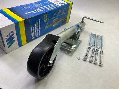 NO HANDLE - Valmar Marine Heavy Duty Swivel Mount Tongue Trailer Jack, 1000 Lbs