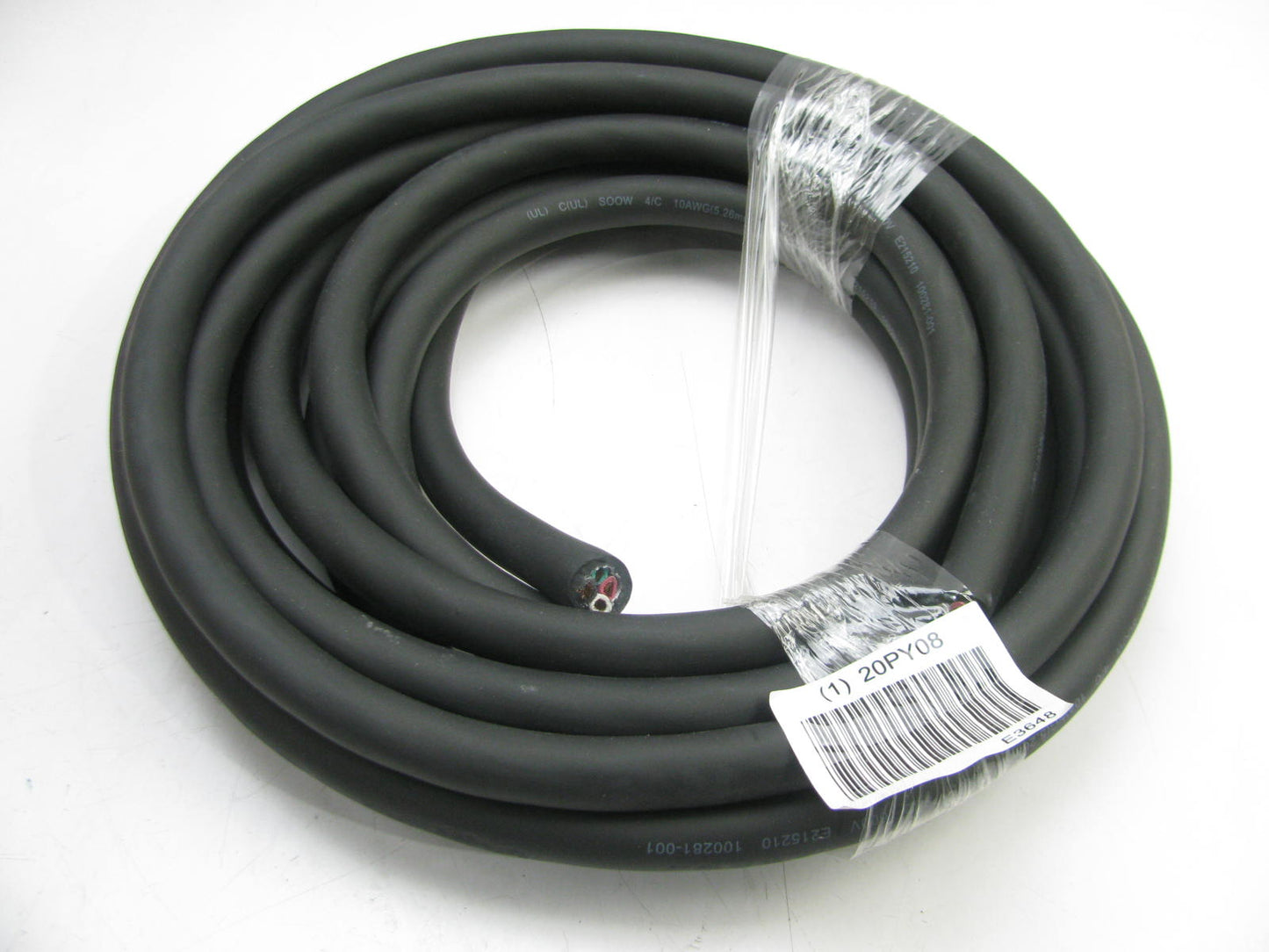 25 FEET- Valterra E3648 PORTABLE CABLE CORD, 10 AWG, 4 STRANDS, 600V Max