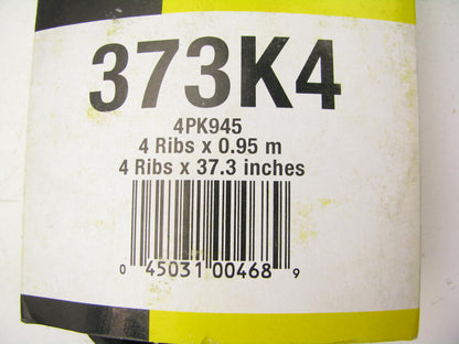 Valucraft 373K4 Serpentine Belt - 0.56'' X 37.945'' - 4 Ribs