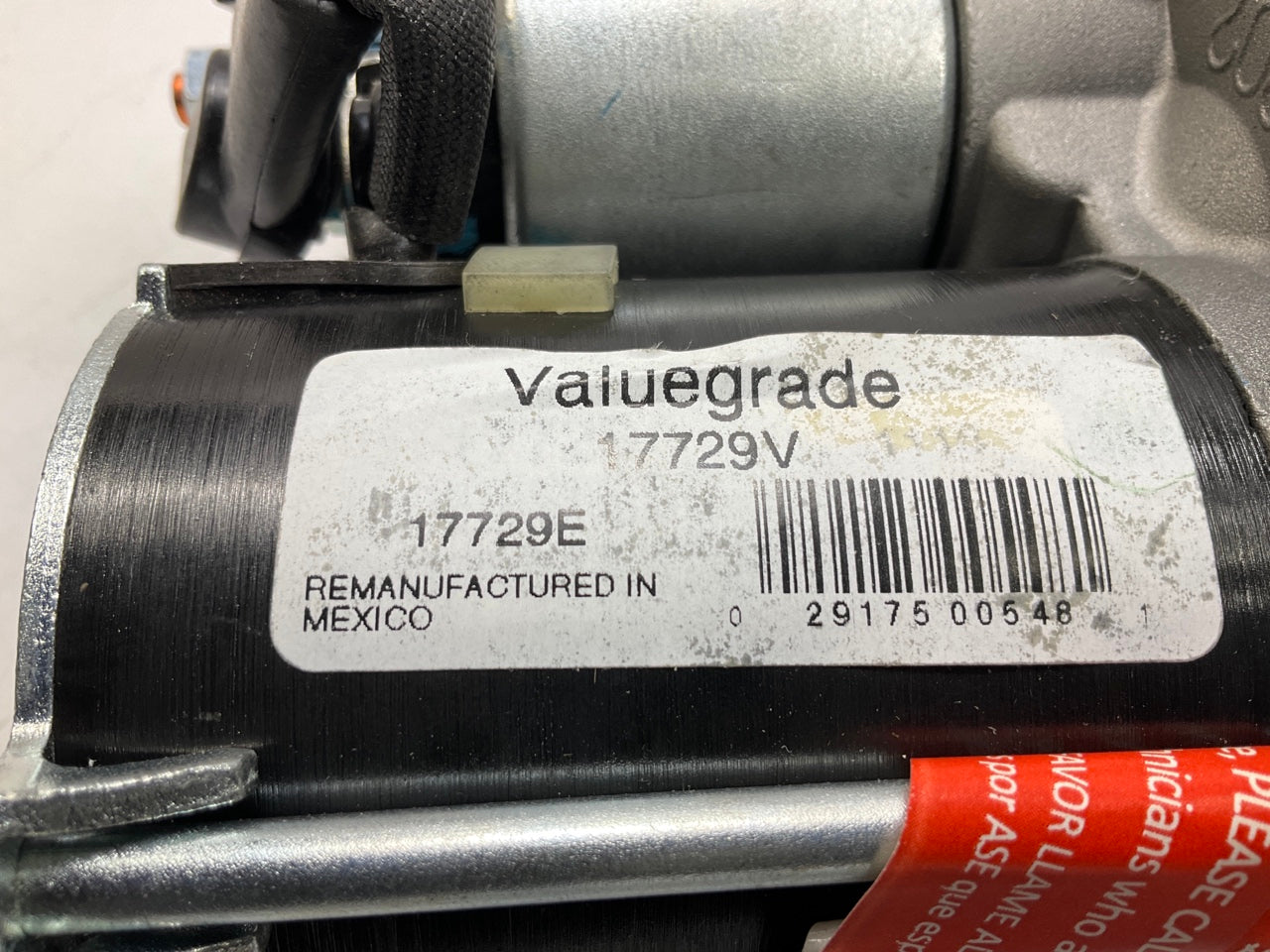 REMAN. Valuegrade 17729V Starter 1998-02 Accord, 1998-99 Acura CL, 1998 Odyssey