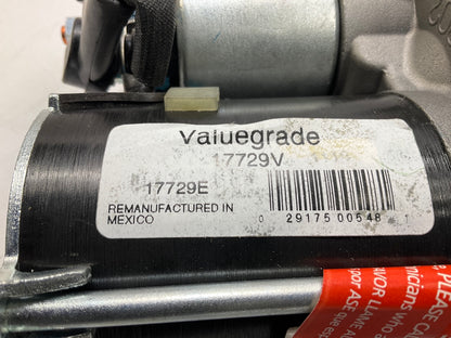 REMAN. Valuegrade 17729V Starter 1998-02 Accord, 1998-99 Acura CL, 1998 Odyssey