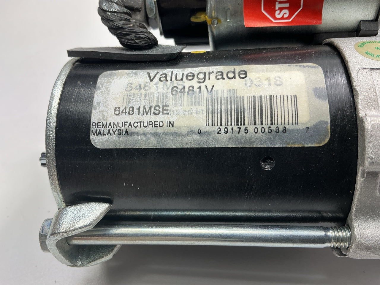 REMAN. Valuegrade 6481V Starter Motor