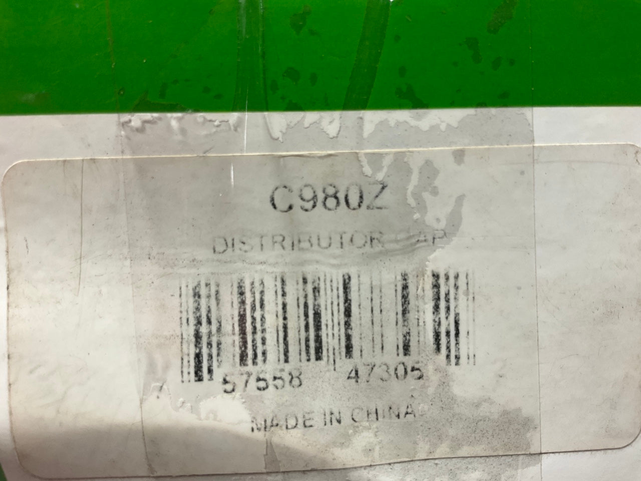 Valuegrade C980Z Ignition Distributor Cap