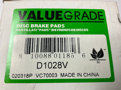 Valuegrade D1028V Front Brake Pads
