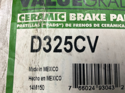 Valuegrade D325CV Rear Disc Brake Pads