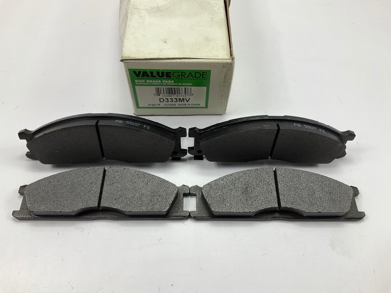 Valuegrade D333MV Front Brake Pads - Semi-Metallic