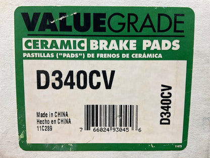 Valuegrade D340CV Rear Ceramic Disc Brake Pads