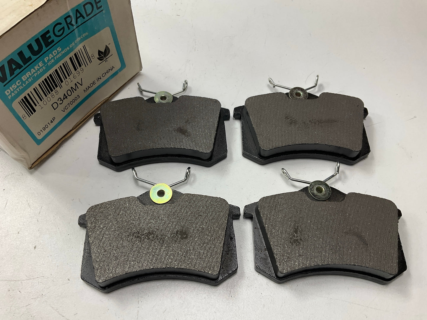 Valuegrade D340MV Rear Semi-Metallic Disc Brake Pads