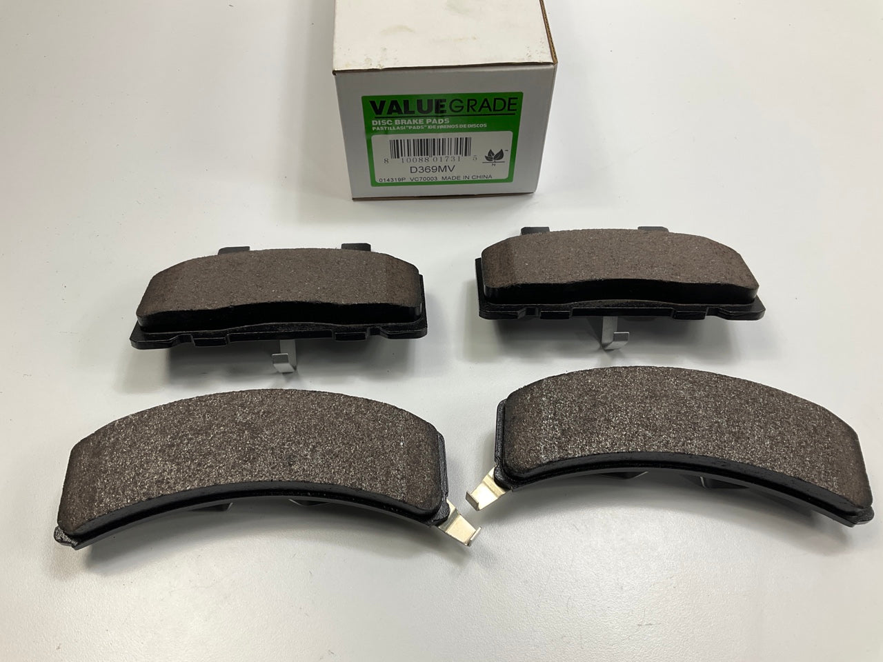 Valuegrade D369MV Front Semi-Metallic Disc Brake Pads