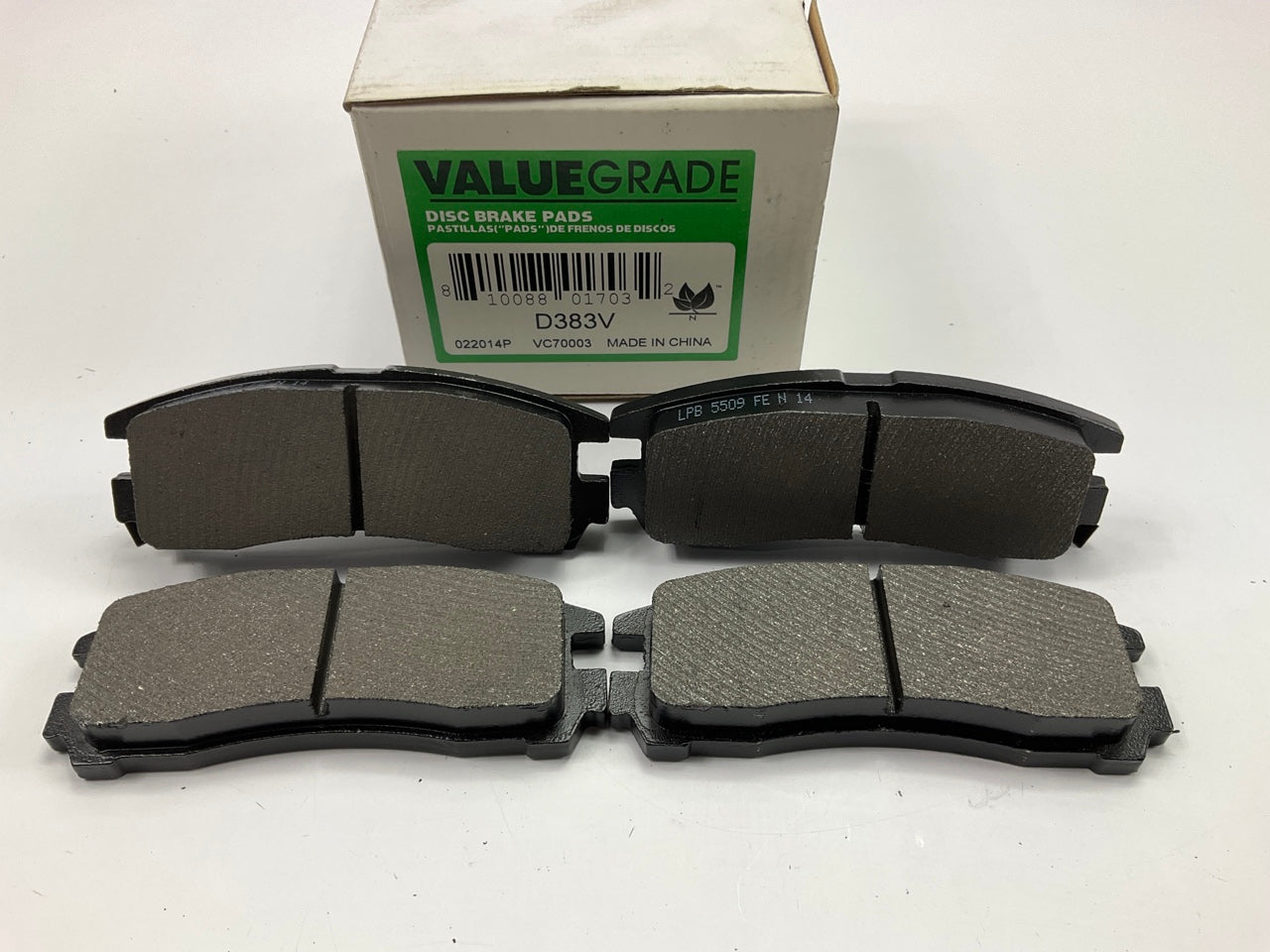 Valuegrade D383V Rear Brake Pads