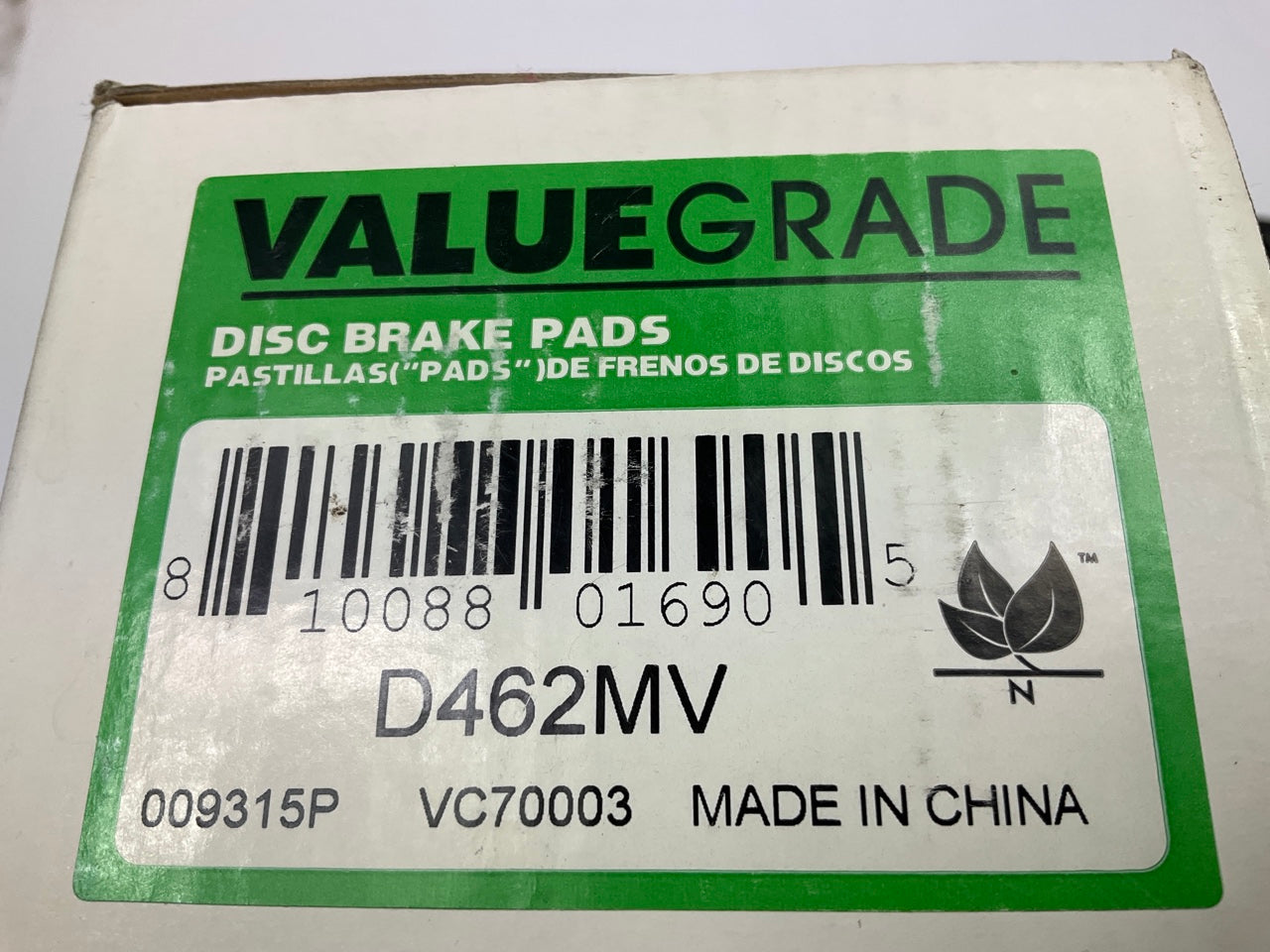 Valuegrade D462MV Front Brake Pads - Semi-Metallic