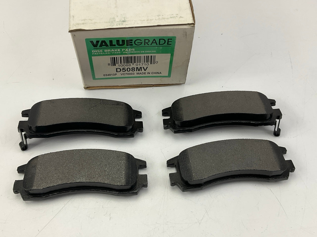 Valuegrade D508MV Rear Brake Pads - Semi-Metallic