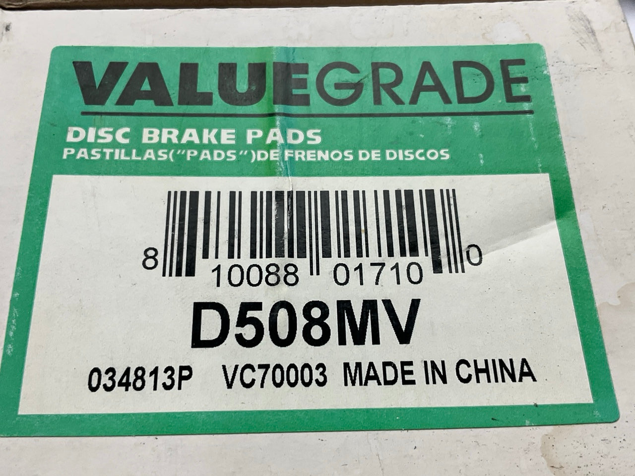 Valuegrade D508MV Rear Brake Pads - Semi-Metallic