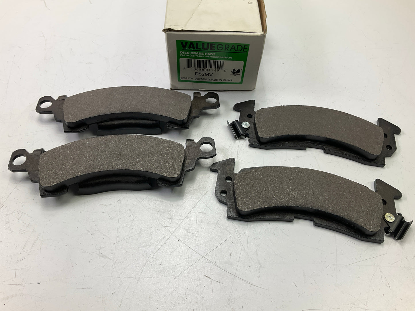 Valuegrade D52MV Front Semi-Metallic Disc Brake Pads