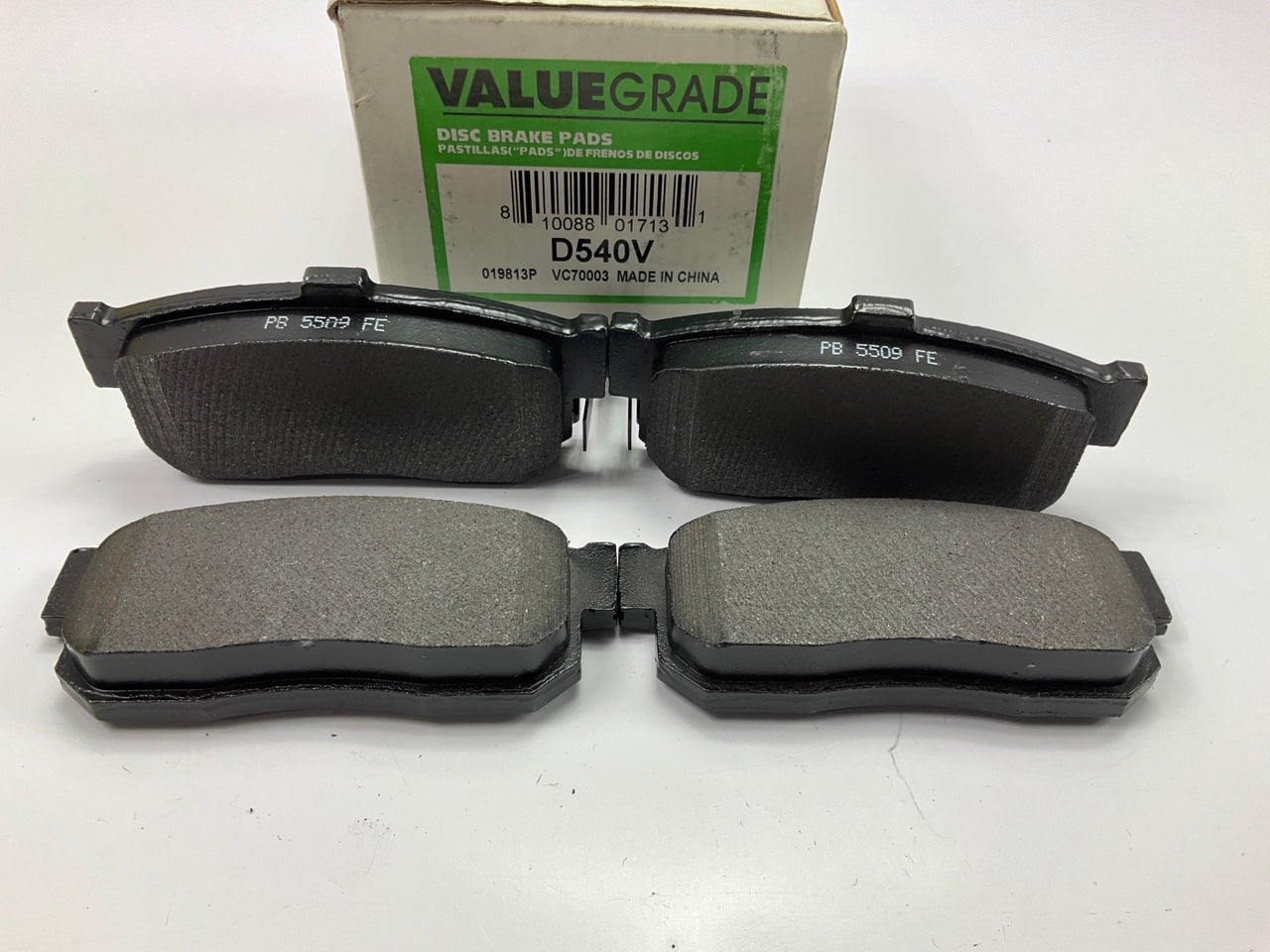 Valuegrade D540V Rear Brake Pads