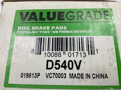 Valuegrade D540V Rear Brake Pads