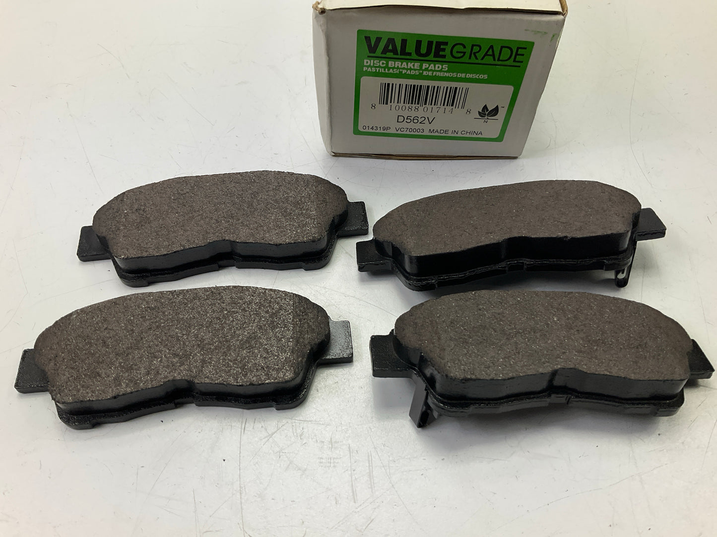 Valuegrade D562V Front Brake Pads