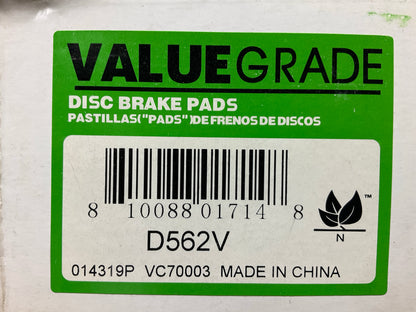 Valuegrade D562V Front Brake Pads