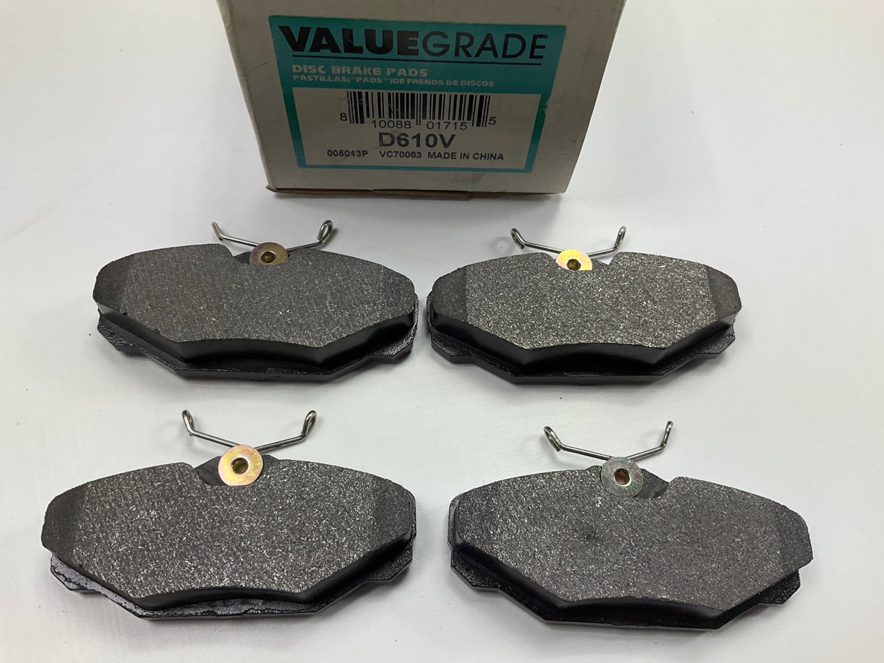 Valuegrade D610V Rear Brake Pads