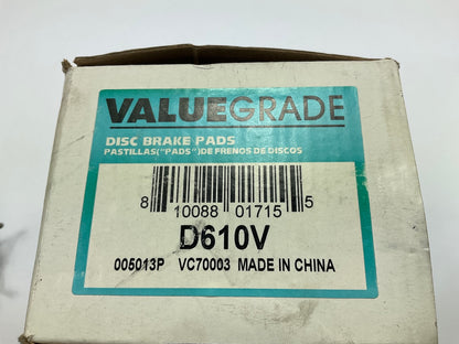 Valuegrade D610V Rear Brake Pads