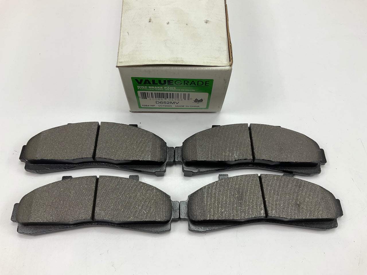 Valuegrade D652MV Front Brake Pads